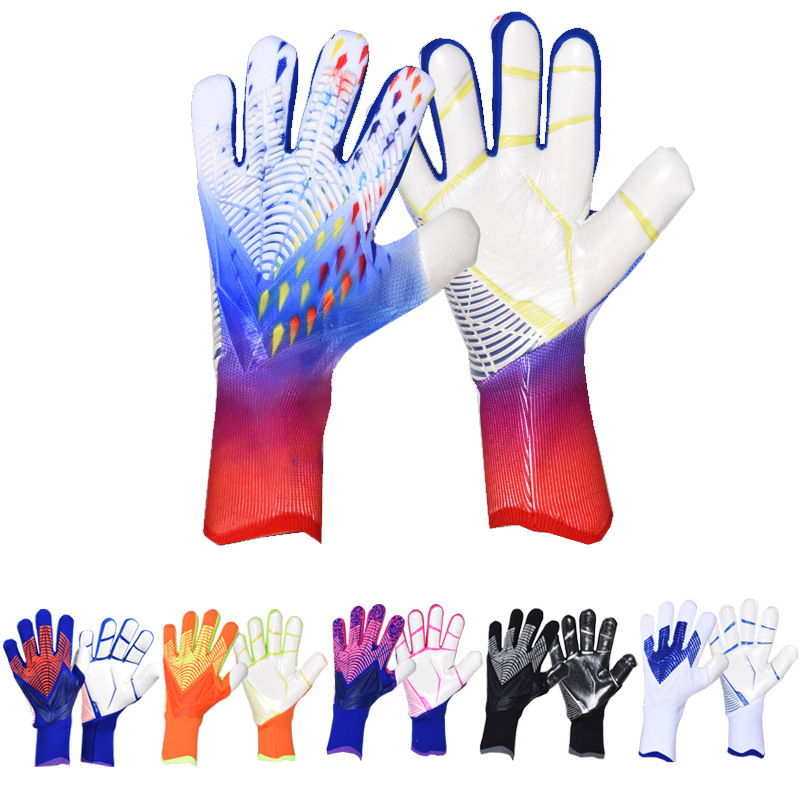 Soccer Goalkeeper Hand Professional Set Wear-resistant Latex Adult Gloves Kids Goalkeeper Football Gloves