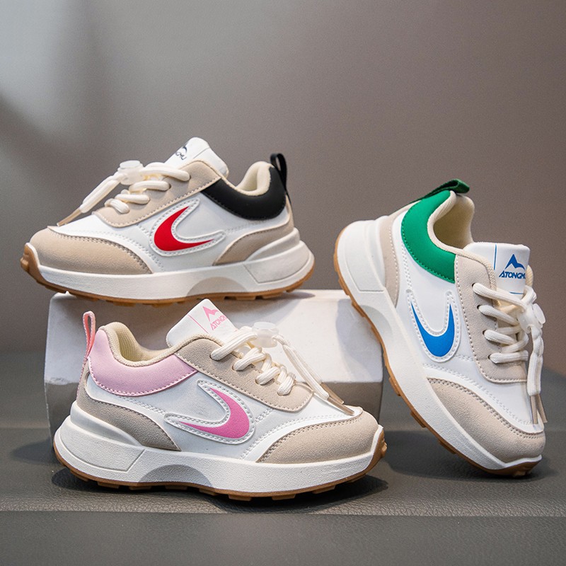 2025 Spring and Autumn New Outdoor Girls sneaker Children's sneaker Buckle Boys' Casual sneaker