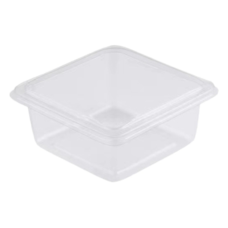 Cake roll packing box Swiss roll floating cloud roll baking one piece transparent square tiramisu cake box