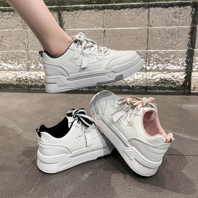 Picture of Popular Korean thick-soled national tide board shoes women's shoes 2025 spring and autumn new lightweight and versatile casual shoes sports white shoes