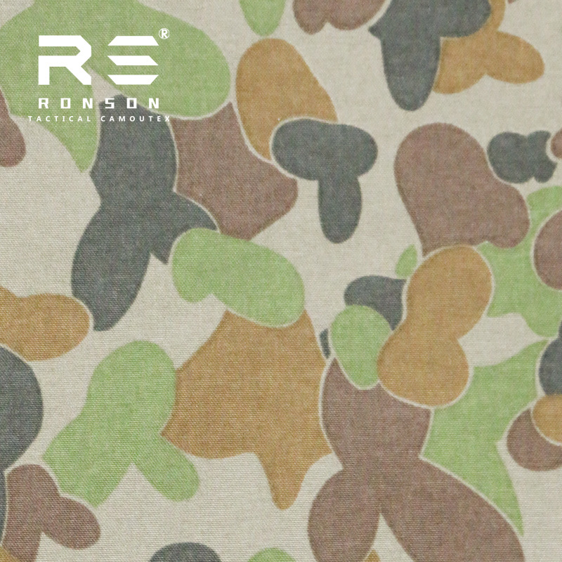 Picture of DPCU Old Australian Camouflage Fabric 500D Nylon Kodura Waterproof PU Printed Oxford Fabric