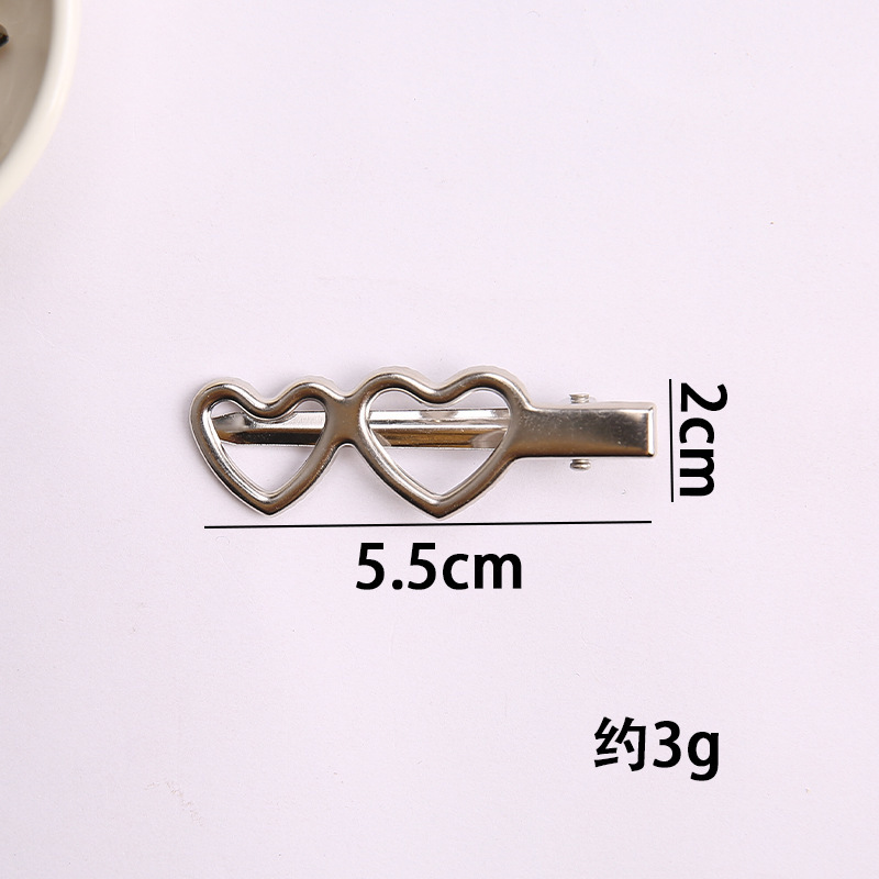 Picture of Y2g hairpin metal sweet cool bangs hairpin makeup hair accessories forehead broken hairpin simple clip 2023 new female