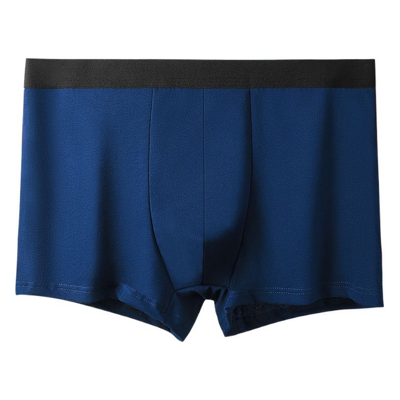 Men's cotton underwear men's summer comfortable breathable solid color boxer cotton sports plus size boxer pants wholesale