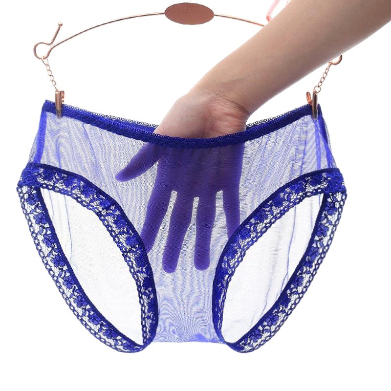 All Transparent One-piece Seamless Sexy Ladies Underwear Breathable Elegant Low Waist Hot Briefs 8611