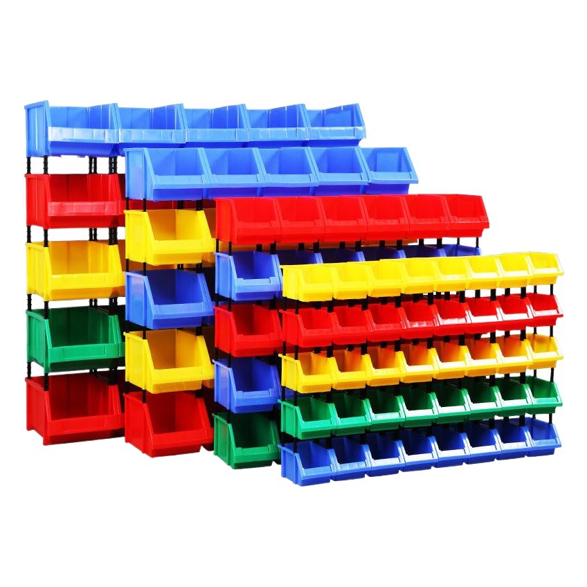 Thickened Oblique Plastic Box Material Box Accessories Box Hardware Parts Box Combined Screw Tool Shelf Storage Box