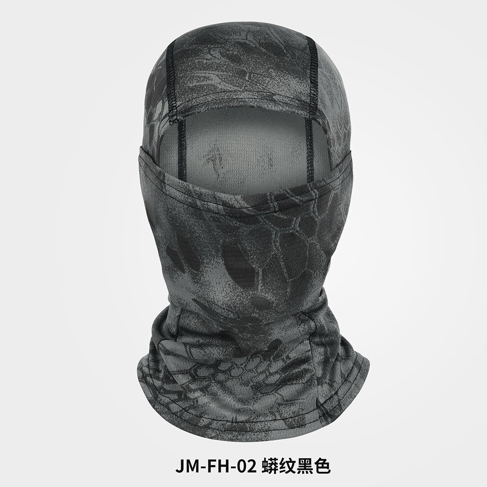 Picture of Outdoor Sports Dust-proof Sunscreen Riding Headgear Motorcycle Helmet Mask Summer Camouflage Balaclava Hat