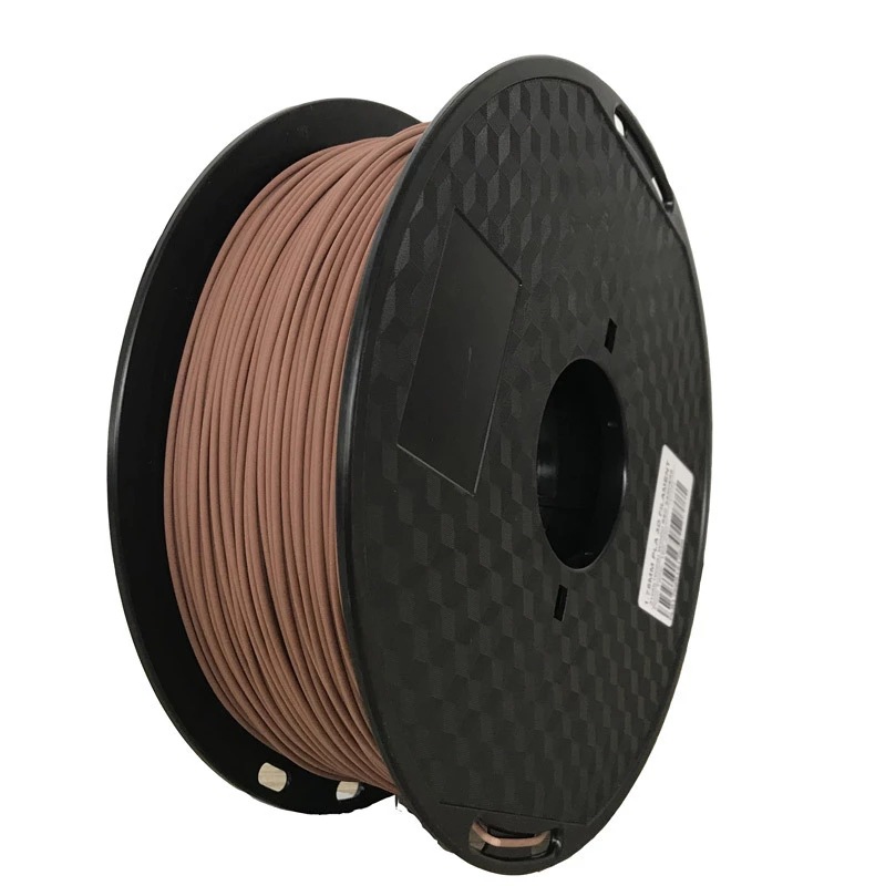 Picture of Sandalwood Redwood Walnut 3D Printer Consumables PLA Light Wood 1KG Consumables Ebony 1.75mm Deep Wood Color