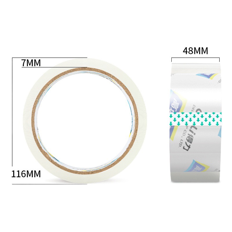 deli deli 30246 transparent tape high permeability sealing tape/packing tape office tape 48mm * 40y
