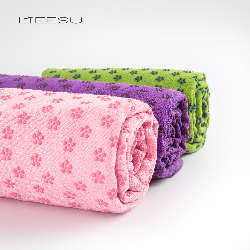 Meitu Yoga Towel Professional Portable Non-Slip Sweat-Absorbent Sports Fitness Mat Towel Auxiliary Equipment Rest Blanket Towel Wholesale