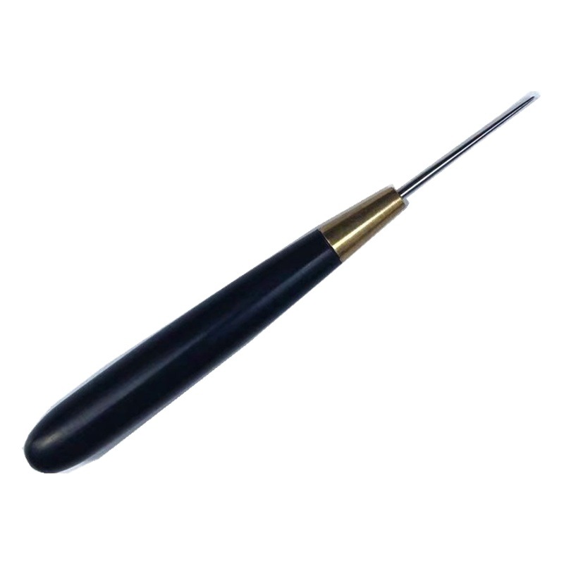 New durable badminton racket pull threading machine cone through hole double line hole tool black purple sandalwood handle
