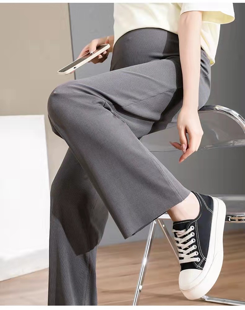 Picture of Pregnant Women's Pants Summer Thin Wide-leg Pants Leggings Cold Autumn Pants Elastic Spring and Autumn Thick Pregnant