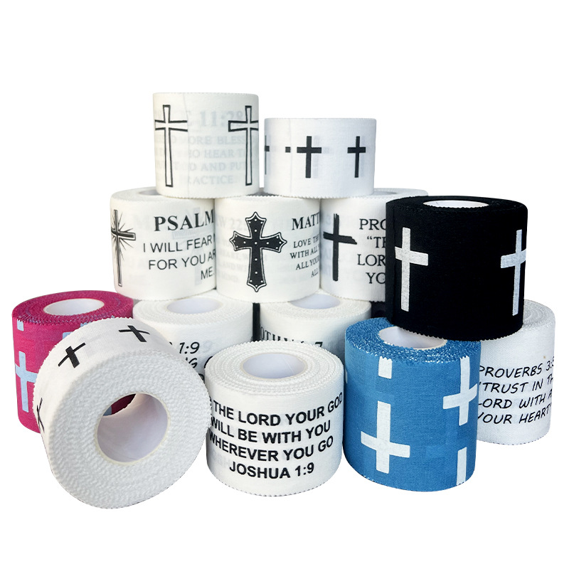 Picture of Manufacturer's Sports Protective Fixed Sports Tape with Skin Film Toothed Edge Cotton Foot White Patch Bandage