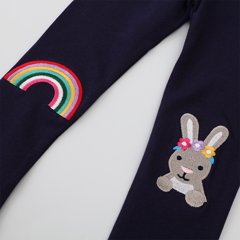 Picture of Girls' Elastic Leggings Children's Anti-mosquito Pants Girls' Spring and Autumn Leggings Casual Long Outer Pants