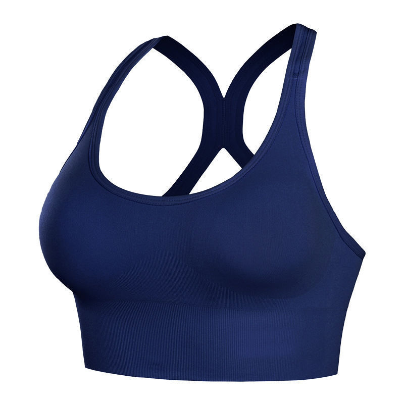 Picture of Cross-Border Large Size Shock-Proof Sports Bra Push-Up Tube Top Wide Shoulder Straps I-Shaped Vest Beautiful Back Underwear Bra