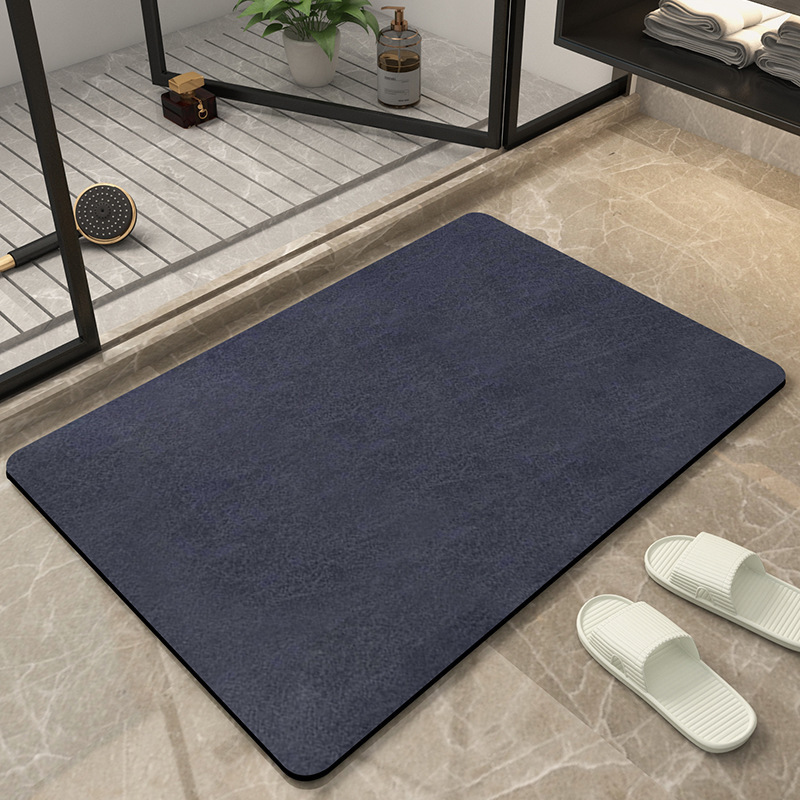 Picture of Bathroom Floor Mat Toilet Toilet Dirt-resistant Absorbent Non-slip Foot Mat Toilet Door Waterproof Erasable Quick-drying Carpet