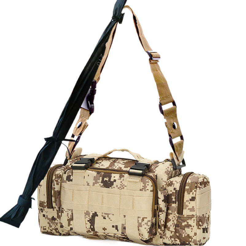 Multi-functional Waterproof Luya Bag Outdoor Fishing Tipper Bag Pork Bag Fishing Rod Bag Luya Rod Bag Oblique Span Inserting Rod Luya Bag