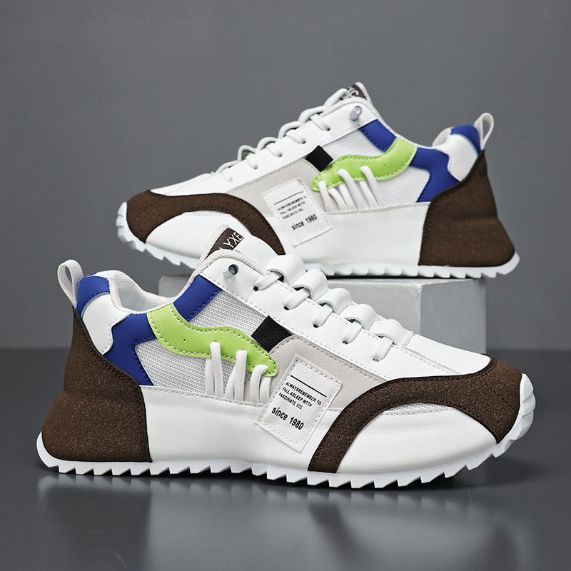 European Men's Shoes 2024 New Autumn Breathable Cross-Border Large Size Sports Casual Shoes Bag Sole Shoes Fashion Trend