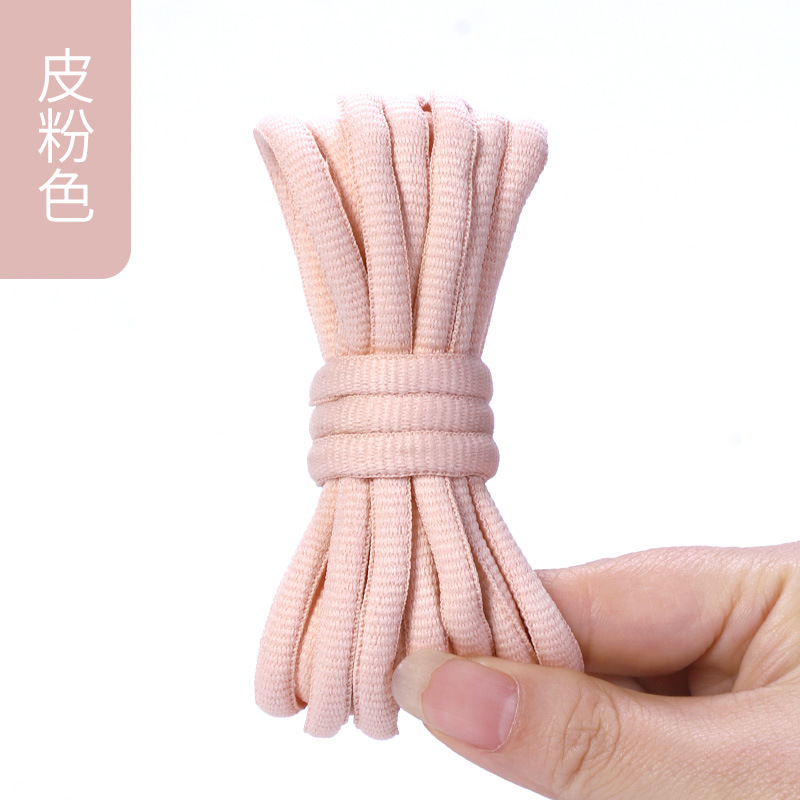 Picture of Wild elephant wholesale semicircle shoelace basketball shoes sneaker casual shoes shoelace black and white blue color oval shoelace rope