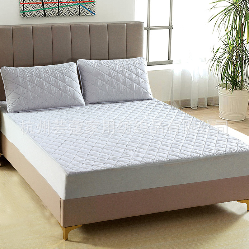 Picture of Amazon Waterproof Sheet Bed Cover Urine Barrier Mattress Cover Thickened Quilted Simmons Protective Cover Wholesale Washable