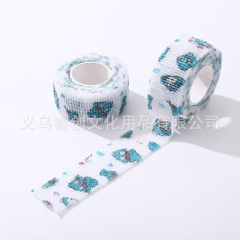 Picture of Cross-Border Bandage Anti-Wear and Anti-Cocoon Self-Adhesive Elastic Bandage Silent Bandage Finger Cot Student Writing Finger Protection Finger Bandage