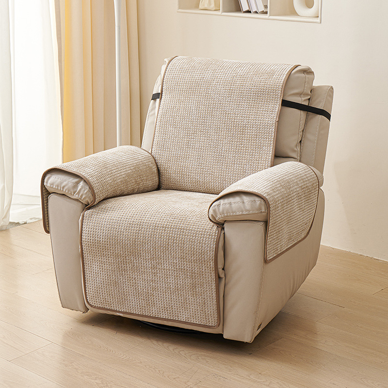 Electric Function Recliner Sofa Cushion Four Seasons Universal Non-Slip Sofa Backrest Cushion Chenille Sofa Cushion Anti-Catching