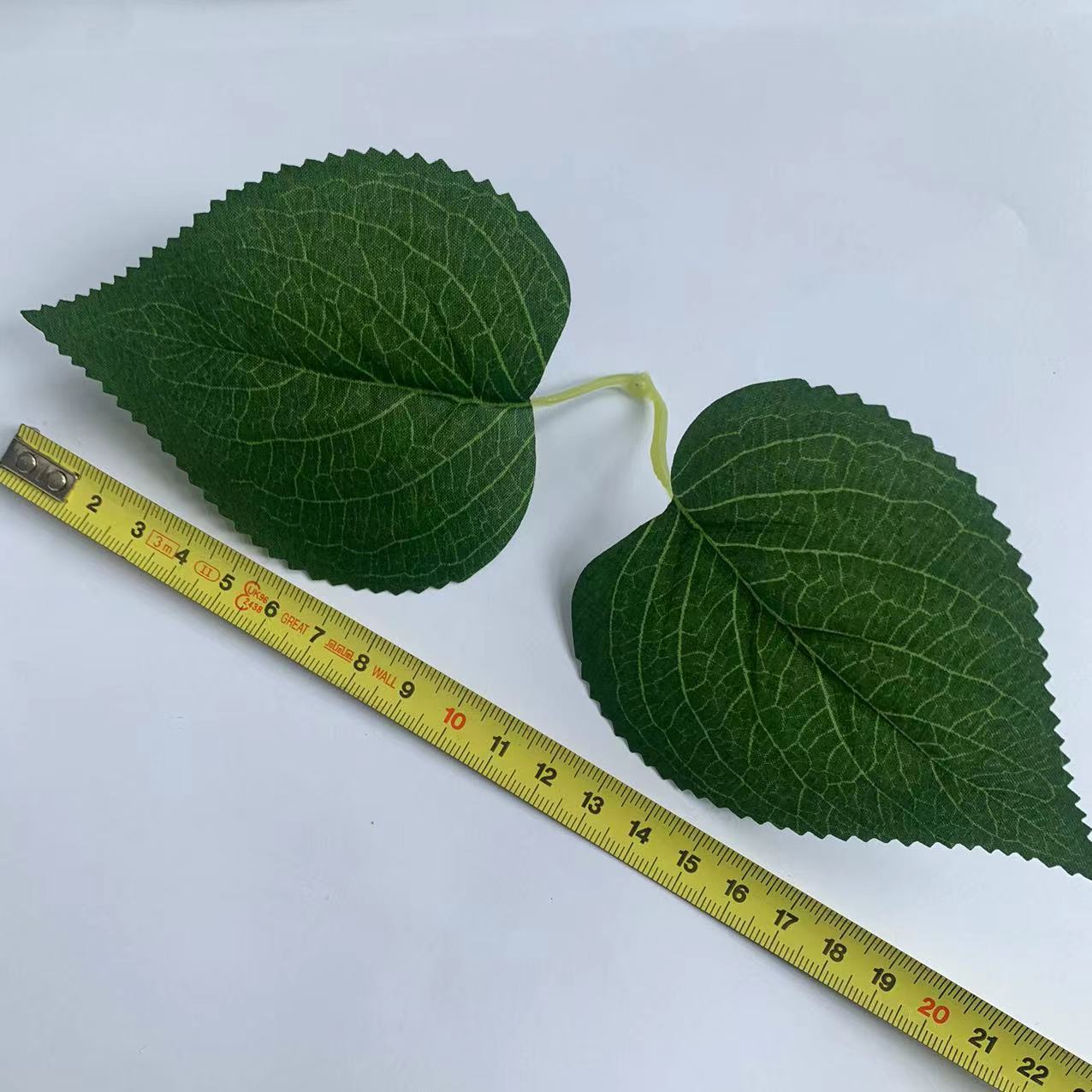 Picture of Simulation Hydrangea Leaf DIY Handmade Silk Screen Flower Flower Flower Accessories Sunflower Leaf Silk Screen Hydrangea Leaf