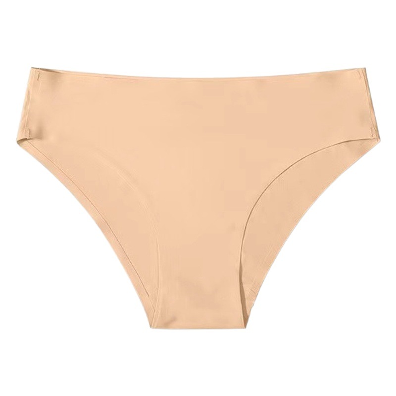 In stock one-piece seamless sexy Brazilian pants women's low waist half sheath underwear women's sexy briefs women pantie