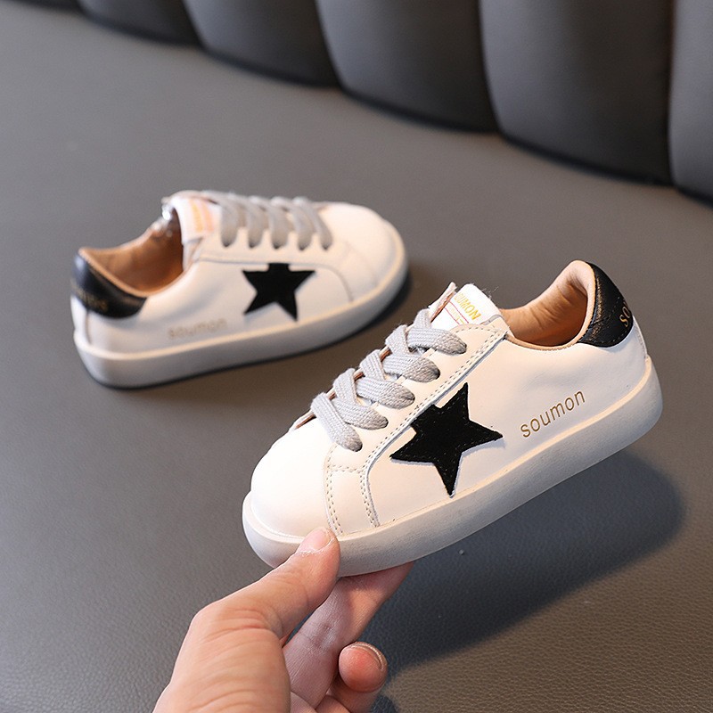 Picture of Children's sneaker 2025 Spring and Autumn Girls' White Shoes Men's Infant Dirty Shoes Baby Toddler Shoes Children's Board Shoes