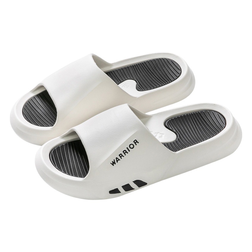 Pull-Back Slippers Men's Indoor Home Non-Slip Thick-Soled Bathing Bathroom Mute Slippers with Poop Feeling for Outdoor Wear in Summer