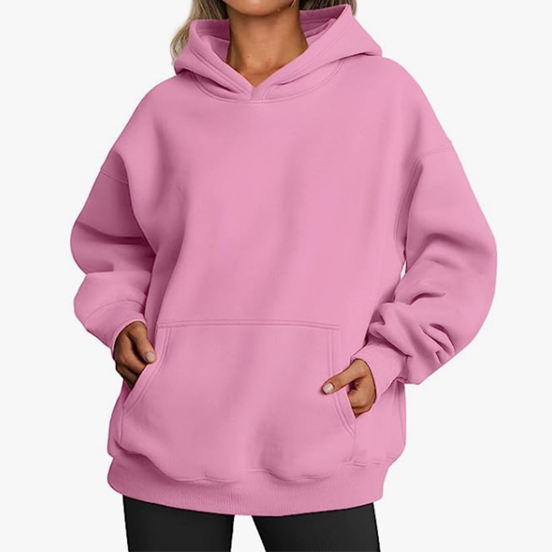 Picture of Amazon Europe and the United States cross-border foreign trade independent station 2023 new women's spring and autumn hooded sweater casual pocket jacket