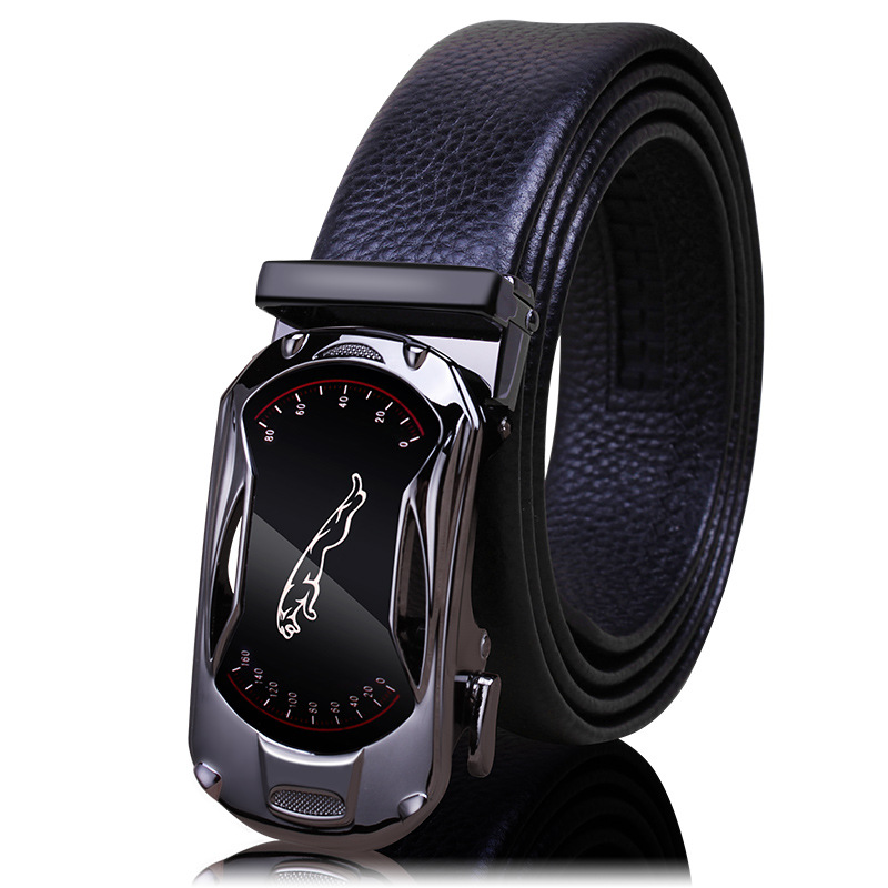 Picture of Men's Belt Leather High-end Automatic Buckle Casual Men's Cowhide Belt Men's Trousers Belt Men's Wholesale