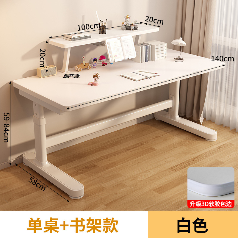Picture of Manufacturer Children's Study Table Primary and Secondary School Students Writing Table Home Computer Table Liftable Solid Wood Desk Study Table