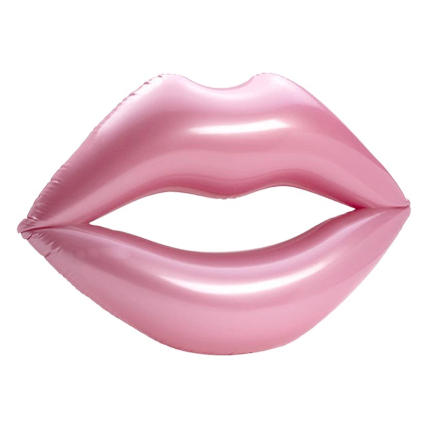 Wholesale ins European and American original adult lip floating row 180cm enlarged thickened inflatable lifebuoy swimming ring