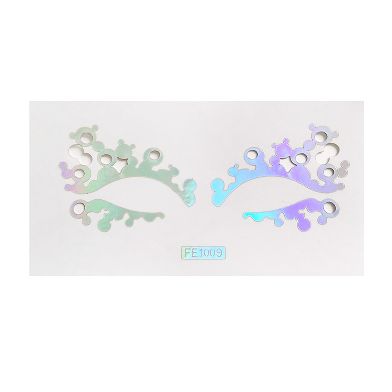 Picture of Spot Eyeliner Stickers for Lazy European and American Eye Makeup Stickers Laser Cut Out Template Makeup Painted Tattoo Stickers