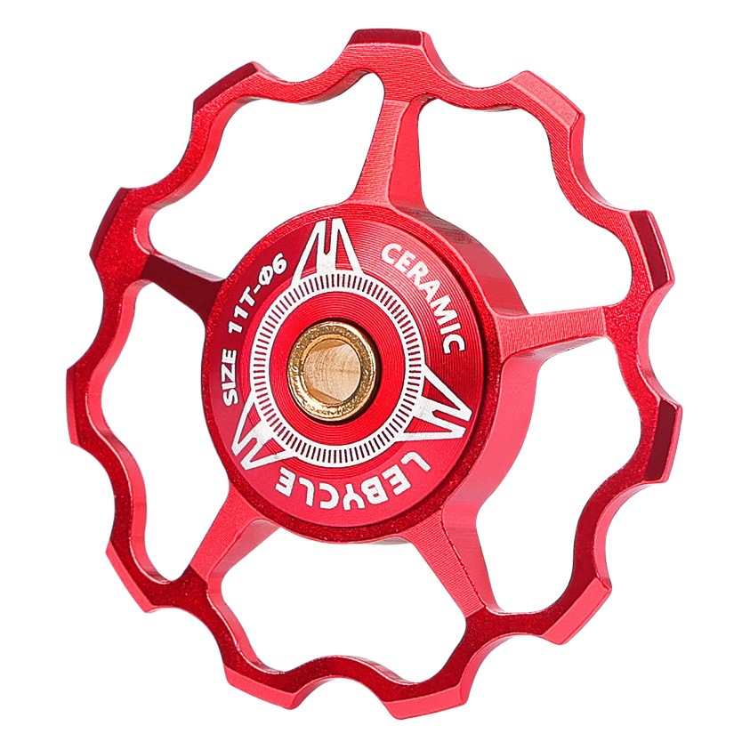 Mountain Road Bicycle Rear Derailleur Guide Wheel Ceramic Bearing Shaft 11t13 Tooth Transmission Pinion Accessories Universal