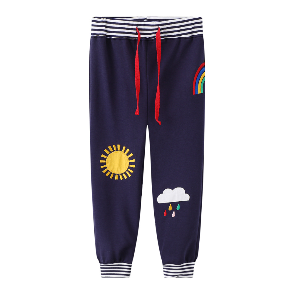 Picture of 2025 spring and autumn children's clothing pants casual trousers European and American style children's sweater pants distribution generation