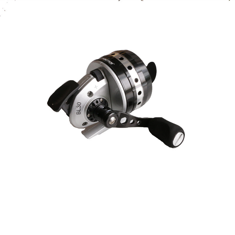 Picture of Cross-border Pisces Fortress BL30 Metal Fish Shooting Wheel Inner Line Closed Wheel Slingshot Fish Shooting Compound Bow and Line Fishing Wheel