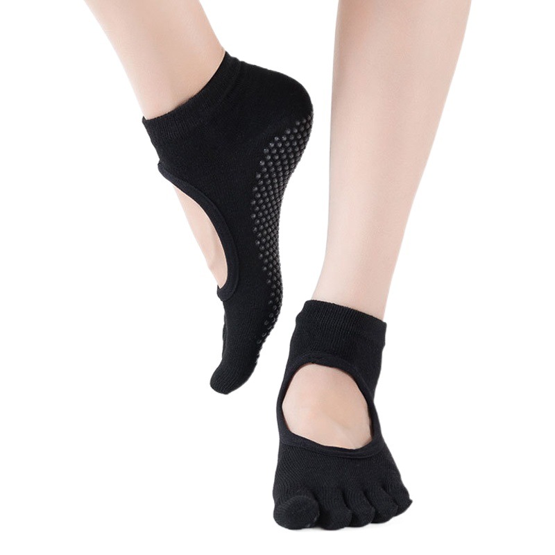 Yoga socks five-finger socks non-slip professional women Pilates Sports Fitness Socks summer thin aerobics socks