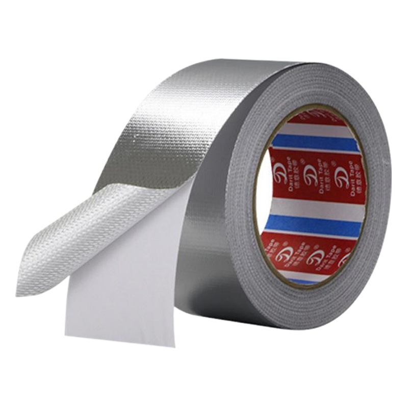 Picture of Glass Fiber Aluminum Foil Tape Thickened Flame Retardant High Temperature Waterproof Tear-proof Aluminum Foil Tape Range Hood Tin Foil Paper