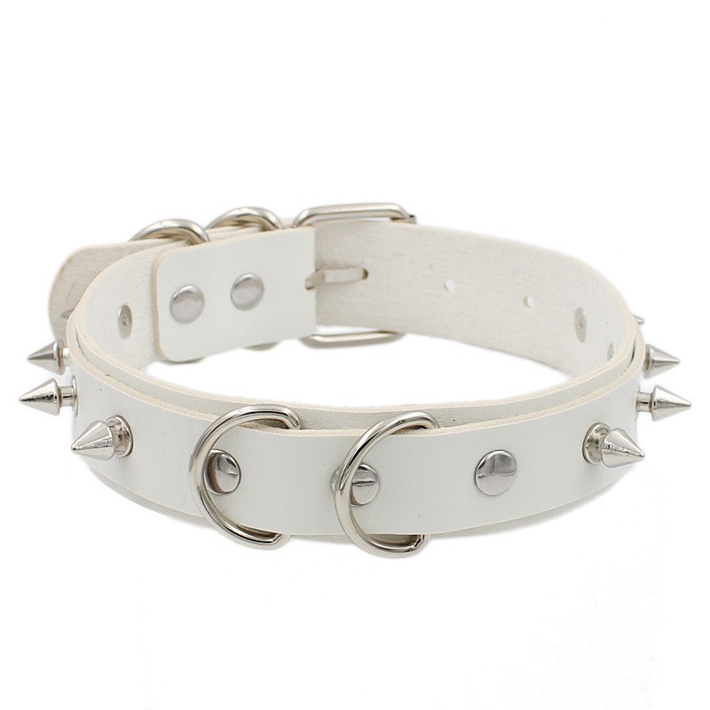 Picture of European and American Exaggerated Adult Sex Products Rivet Collar Flirting Necklace Neck Neck Set Dog Slave Special Traction Rope Set