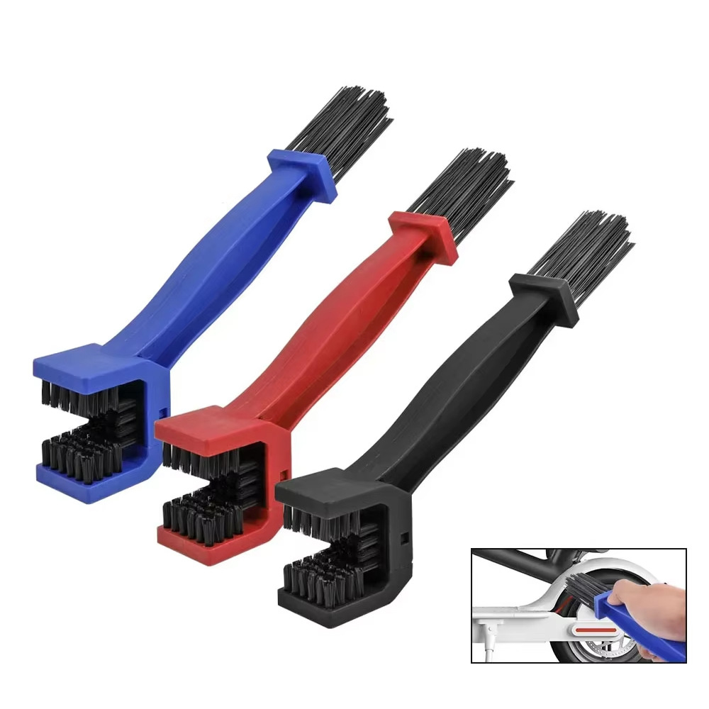 Universal motorcycle scooter off-road chain brush cleaning brush electric vehicle tool chain flywheel brush cleaner