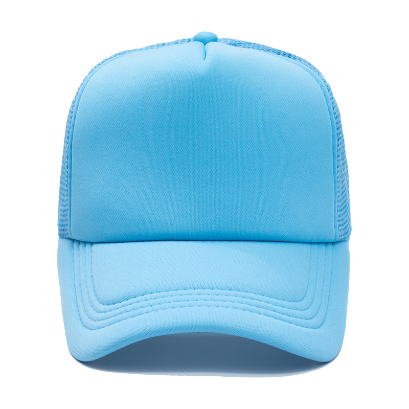 Picture of Sponge net cap printed logo blank advertising cap factory wholesale travel hat parent-child cap embroidered baseball cap