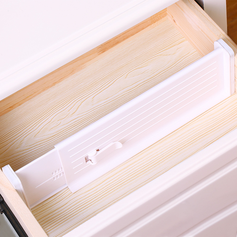 Picture of Drawer Partition Board New Free Combination Drawer Storage Wardrobe Sock Partition Retractable Drawer Partition