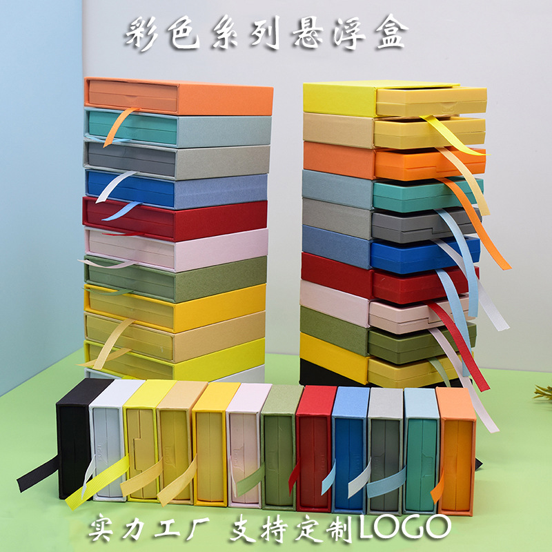Jewelry Storage Box for Necklaces and Accessories with High Transparency Film for Wearing Nail Suspension Box