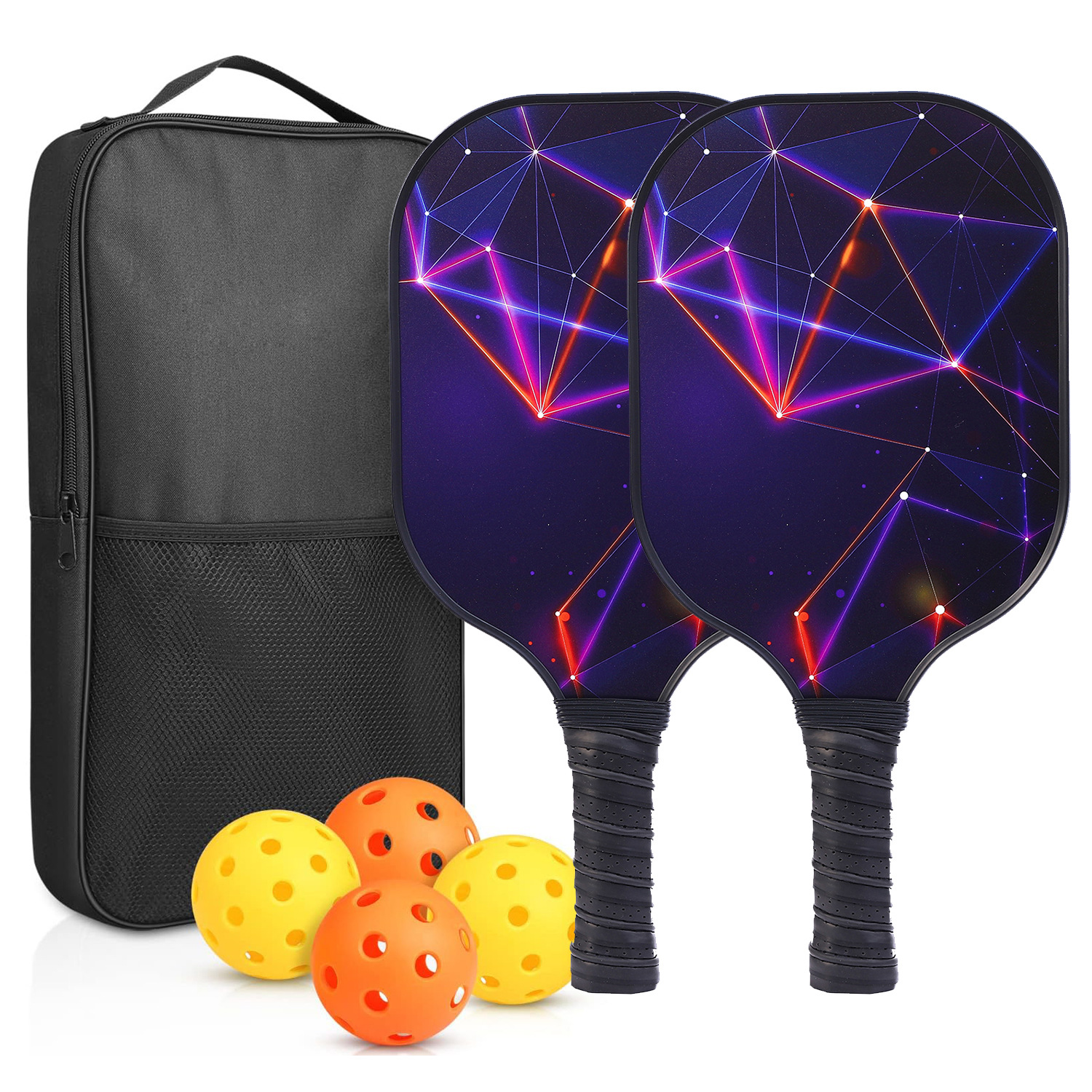 Cold Pressing Glass Fiber Pickup Rack Honeycomb Core Outdoor Sports Pickup Board Cross-border Pickleball Paddles