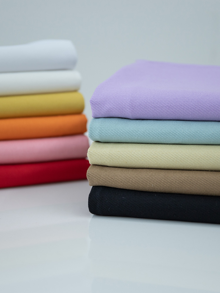 Picture of Color Cotton Washed Denim Fabric Twill Thickened Pants Jacket Bag Shoes Hat Skirt DIY Clothing Fabric