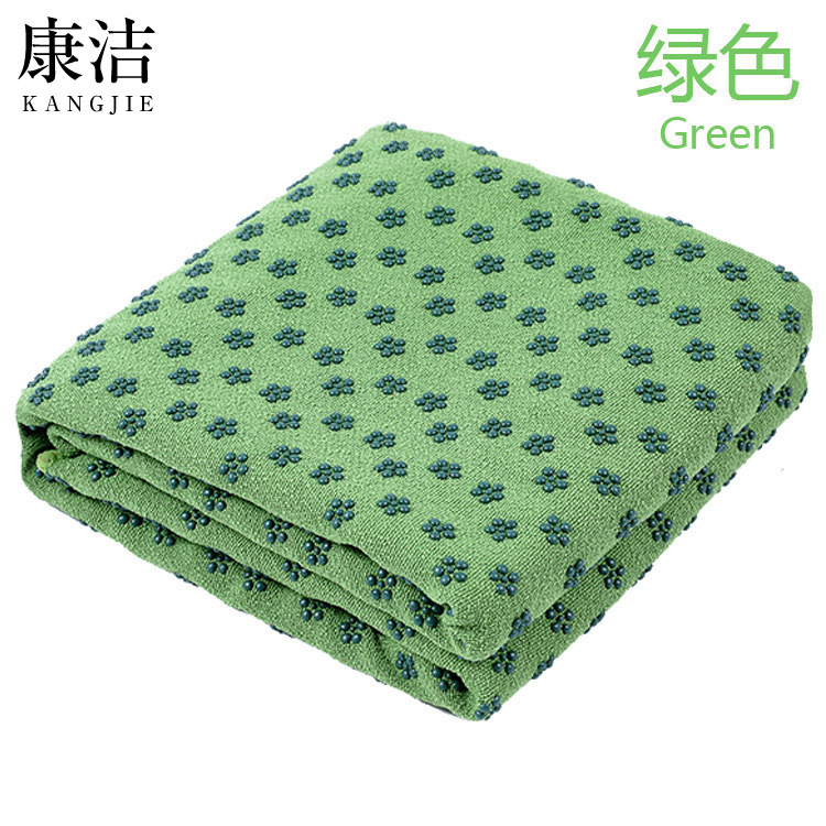 Picture of Supply microfiber yoga towel thickened non-slip plum blossom point yoga mat towel machine washable yoga towel