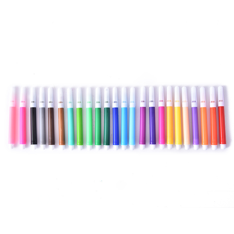Picture of Factory children's art supplies washable color brush graffiti pen 3/4/5/6/8 color bag children's watercolor pen
