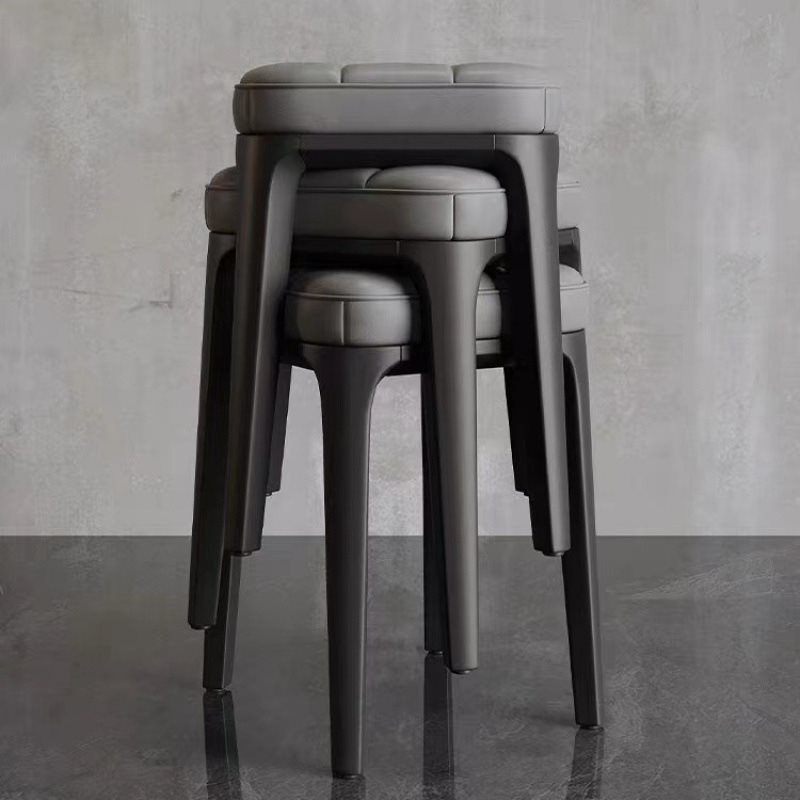 Spare stacked benches, low stools, small slabs, square stools, simple and thick, luxury living room can be thick, soft square stools, light modern bags, soft bags
