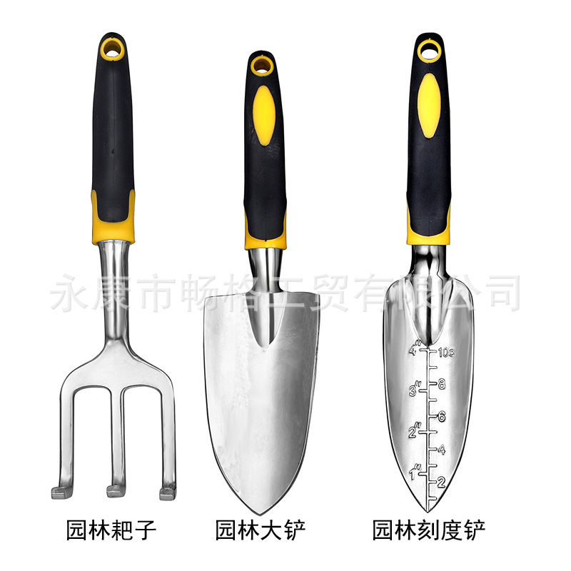 Picture of Foreign trade supply gardening tools suit aluminum alloy garden tools three-piece set garden tools rake fork